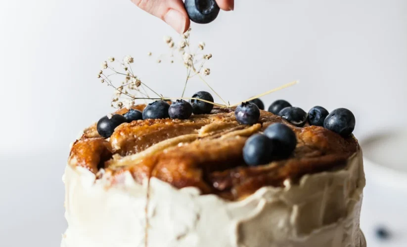 Gluten-Free Almond Cake with Berries